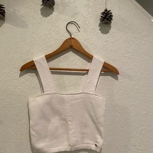 Hollister white cotton top